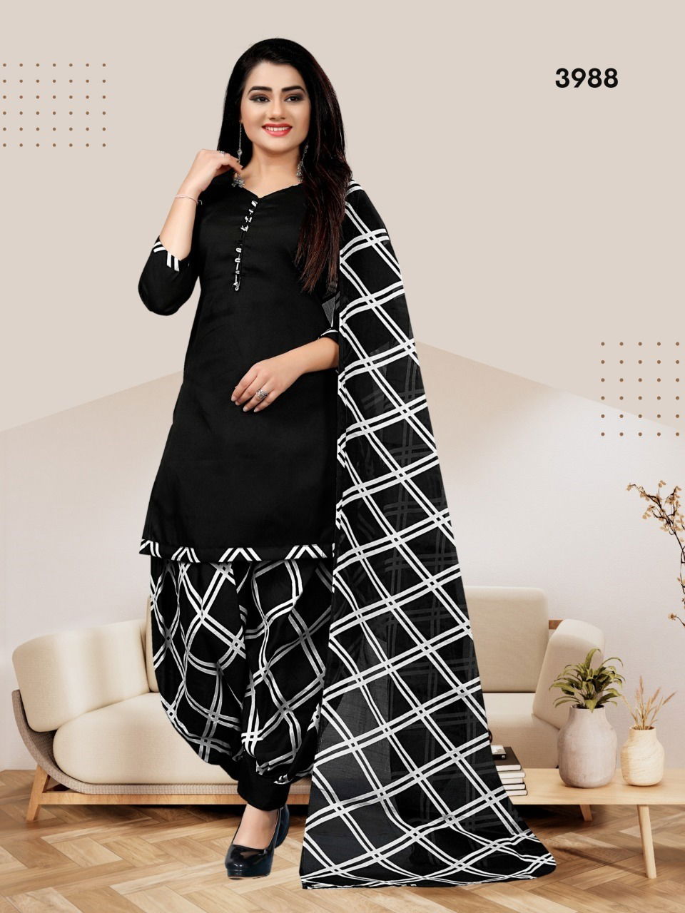 Printed Cotton 101Casual Wear Wholesale Printed Cotton Dress Material
